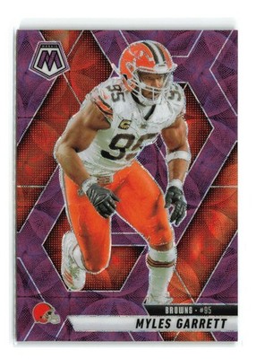明泉グレープシード　8,9 Myles Garrett - 2025 Panini Mosaic #181 Scope Purple - Cleveland