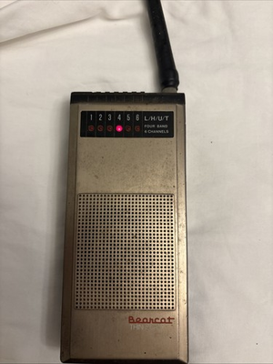 #ad Vintage Bearcat Thin Scan Model BC Four Six TS Scanner Tested Made In Japan $29.95