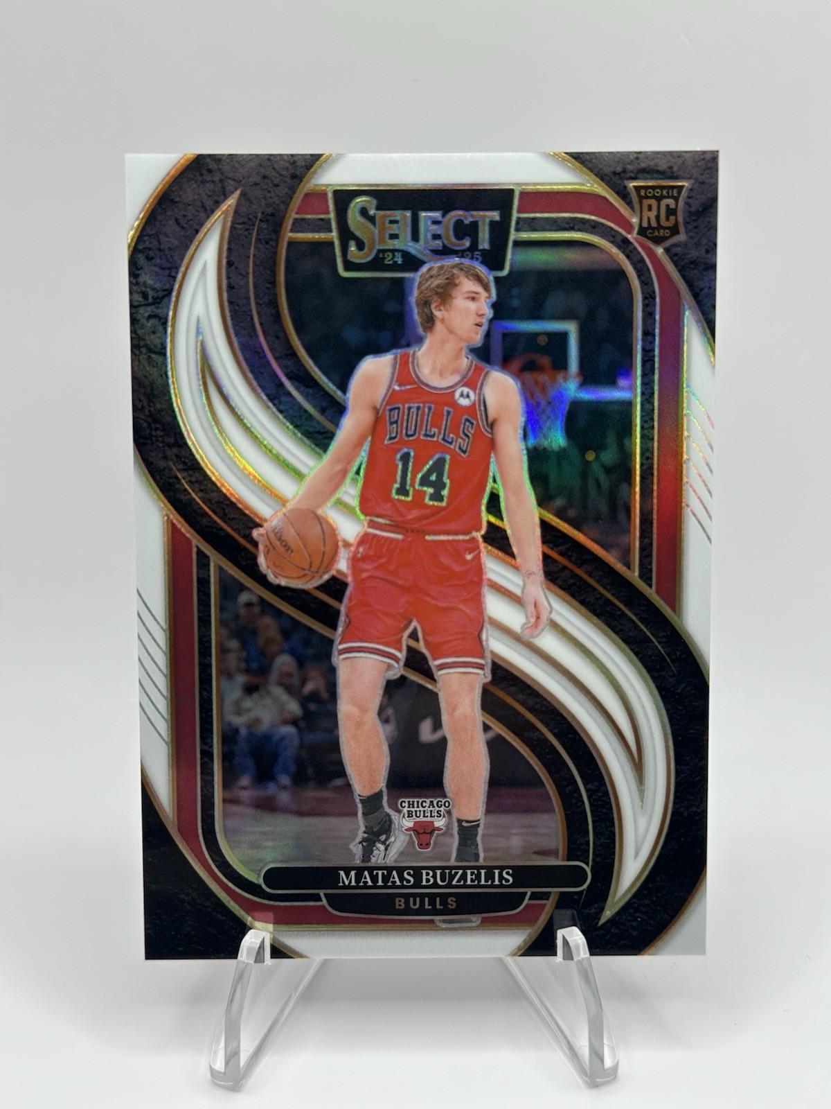 2024-25 Panini Select - Premier Level Matas Buzelis #166 White Prizm /149 (RC)