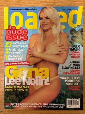 Loaded Vintage Magazine August 2001 Inc Nude Issue Etc Excellent Condition
