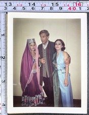 Halloween Costumes? Man Women Polaroid Vintage Color Photo Snapshot