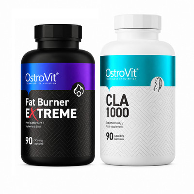 FAT BURNER EXTREME + CLA 1000 - Support Metabolism Strong Fat Burner Weight Loss