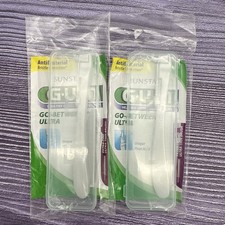 2 GUM Proxabrush Go-Betweens Ultra Thin - Angled Interdental Brushes Extra-Fine