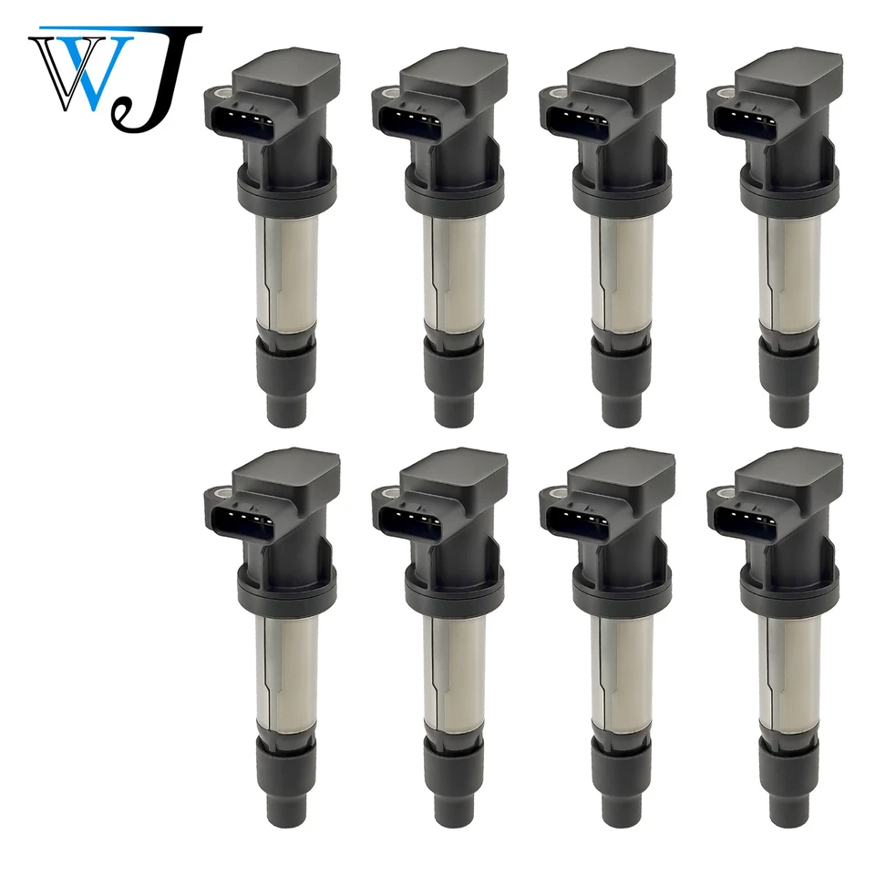 8pcs Ignition Coil+Iridium Spark Plug Kit For 2004-2011 Cadillac SRX D596A - Image 2 of 4