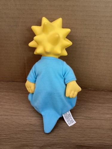 Vintage 1990 Matt Groening the Simpsons Maggie 20th Century Fox plush 7” - Picture 2 of 3