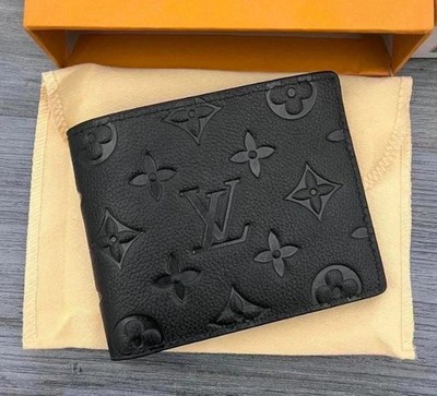 Authentic Louis Vuitton Multiple Monogram Slender Canvas Black Men s Wallet