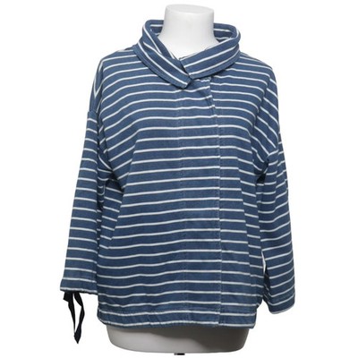 Sebago, Sweatshirt, Größe: L, Blau/Weiß, Baumwolle, Streifen, Sweat, Damen #Wf9