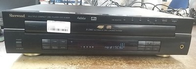 Sherwood CDC-5090R 5-CD Carousel Disc Changer Player- No Remote Or