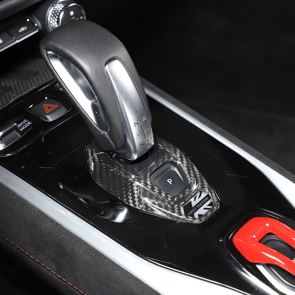 Carbon Fiber Console Gear Shifter Base Trim For Lotus Emira Sports Coupe 2022+