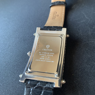 New in Box Croton Ladies Watch Rectangle MOP Face CZ  display picture 3