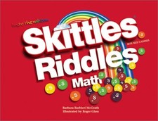SKITTLES RIDDLES MATH By Barbara Barbieri Mcgrath & Roger Glass - Hardcover Mint