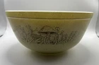 Vintage MCM Pyrex Forest Fancies Set Of 3 Mushroom Mixing Bowls 401,402,403