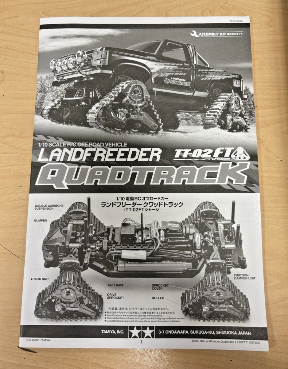 Tamiya Landfreeder Quadtrack TT-02FT Assembly Kit 1/10 Scale *New