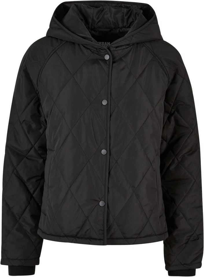 Ladies Oversized Diamond Quilted Hooded Jacket Damen Jacke | Urban Classics - Bild 1 von 1