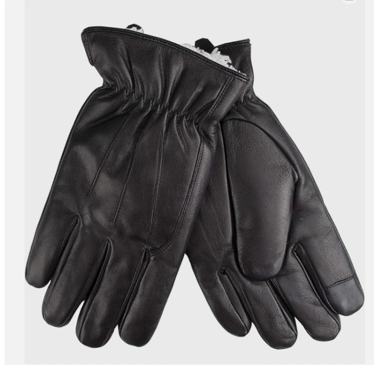Men's Lg Dockers® Trigger Finger Leather Sherpa Lined Touchscreen Gloves Black
Opens in a new window