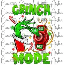 Sublimation Transfer Christmas Mode Ready To Press Heat Transfer