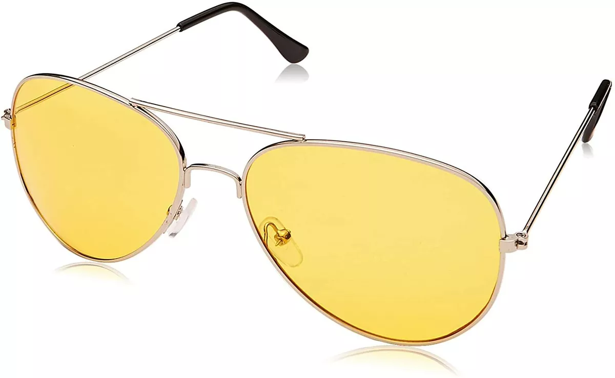 Cheap Lunette Vision Nocturne Nuit Verre Jaune Anti Éblouissement