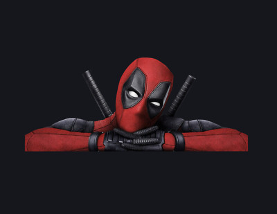 Deadpool Peeking Vinyl Gloss Stickers | eBay