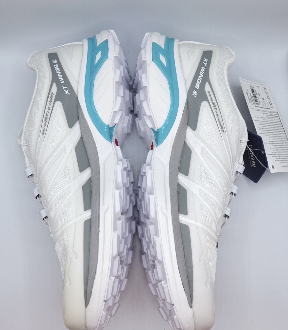 Salomon XT Wings 2 ADV Uomo Taglia 10.5 Bianco Lega Bluebird Edizione Limitata