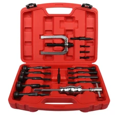 16Pcs Bush Bearing Puller Blind Hole Pilot Internal Extractor Removal Tool Set