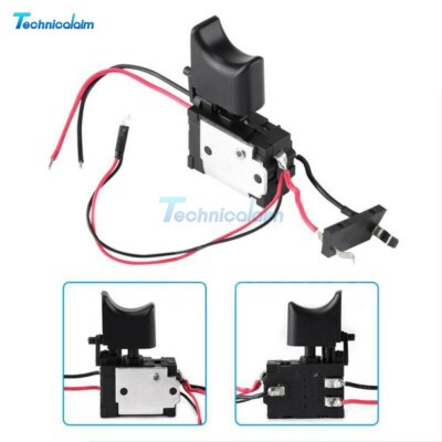 7.2V-24V 16A Electric Cordless Drill Trigger Switch Push Button With Light