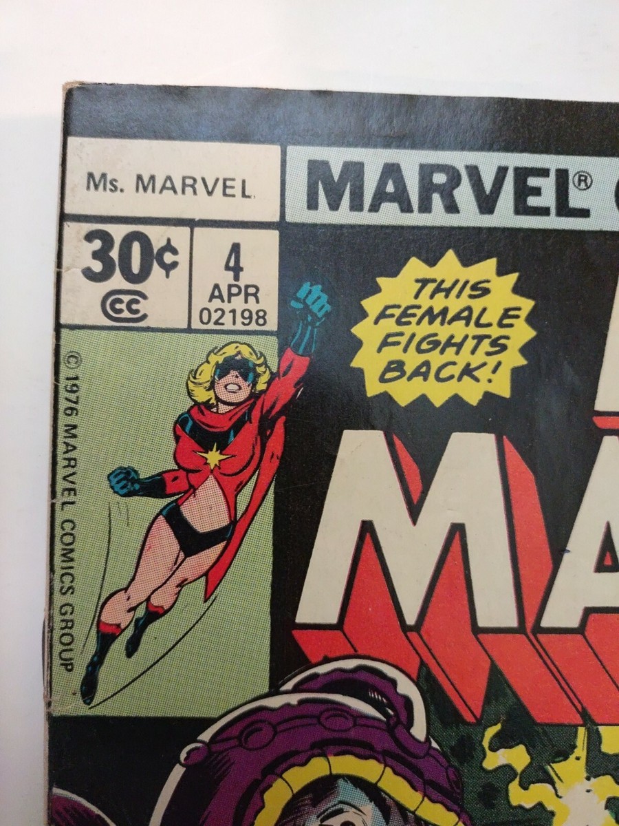 Ms. Marvel #4 Marvel Comics 1976 Chris Claremont The Final Hour 
