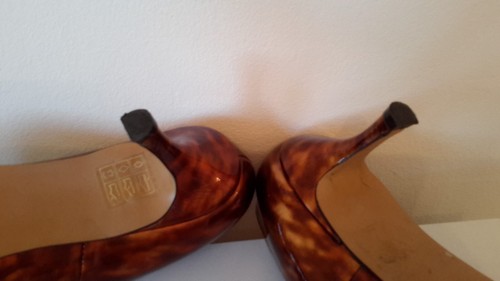Ombré Patent Court Shoes by Roland Carter UK 6 EU 39 tortoise bronze - Picture 5 of 7