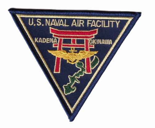 US Naval Air Facility Kadena Okinawa Patch - Sew-On, 4.5" - Picture 1 of 2