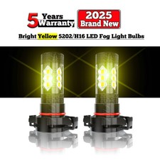Led Fog Light Bulbs 5202 Yellow 3000k For Chevy 2007-2015 Silverado 1500 2500 Hd Led Fog Light Bulbs 5202 Yellow 3000k For Chevy 2007-2015 Silverado 1500 2500 Hd