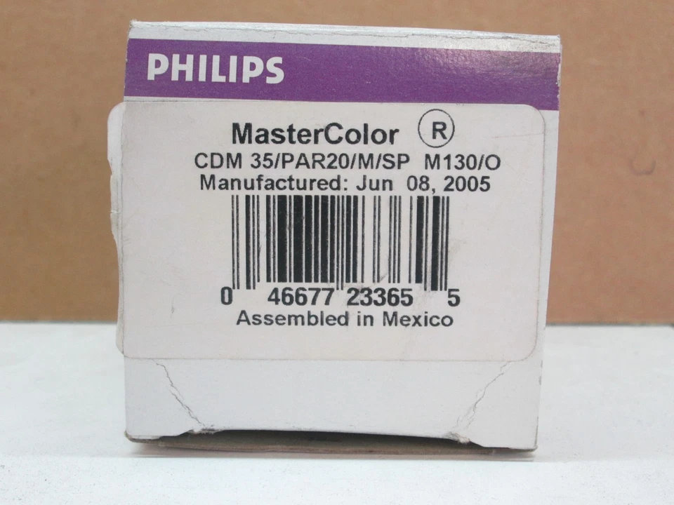 Philips Mastercolor CDM35/PAR20/M/SP 35 Watt Par 20 Spot Metal Hallide Bulb - Image 2 of 3