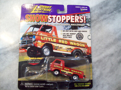 JOHNNY  LIGHTNING  1/64   BILL MAVERICK'S  LITTLE RED WAGON  B SCHEME  DIECAST
