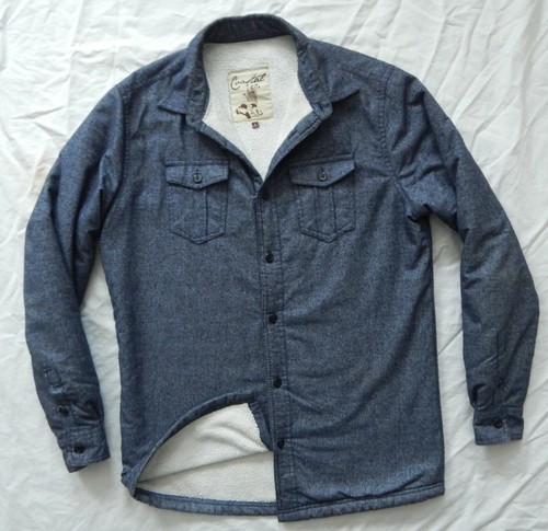Blue Jean Denim Fleece Lined Quilted 