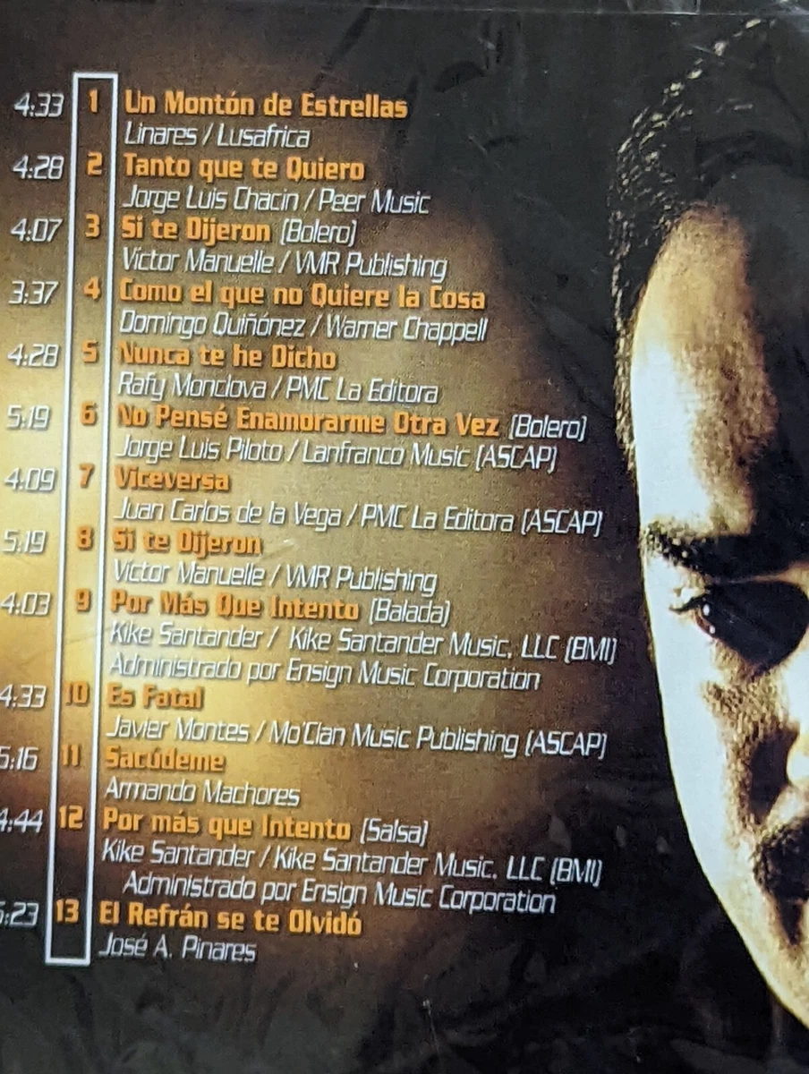 GILBERTO SANTA ROSA Viceversa (CD, 2002, Sony) Latin, Salsa