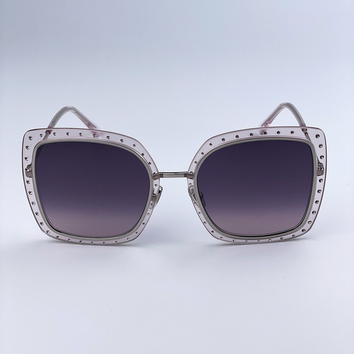 ?  Jimmy Choo DANY/S KTS Sunglasses Palladium Lilac Violet Square Women Jimmy Choo Sunglasses DANY-S KTS/F7 main image 4