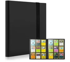 2 pcs-Game Cards Album-180 Trading Binder Premium PU Leather Water Dustproof