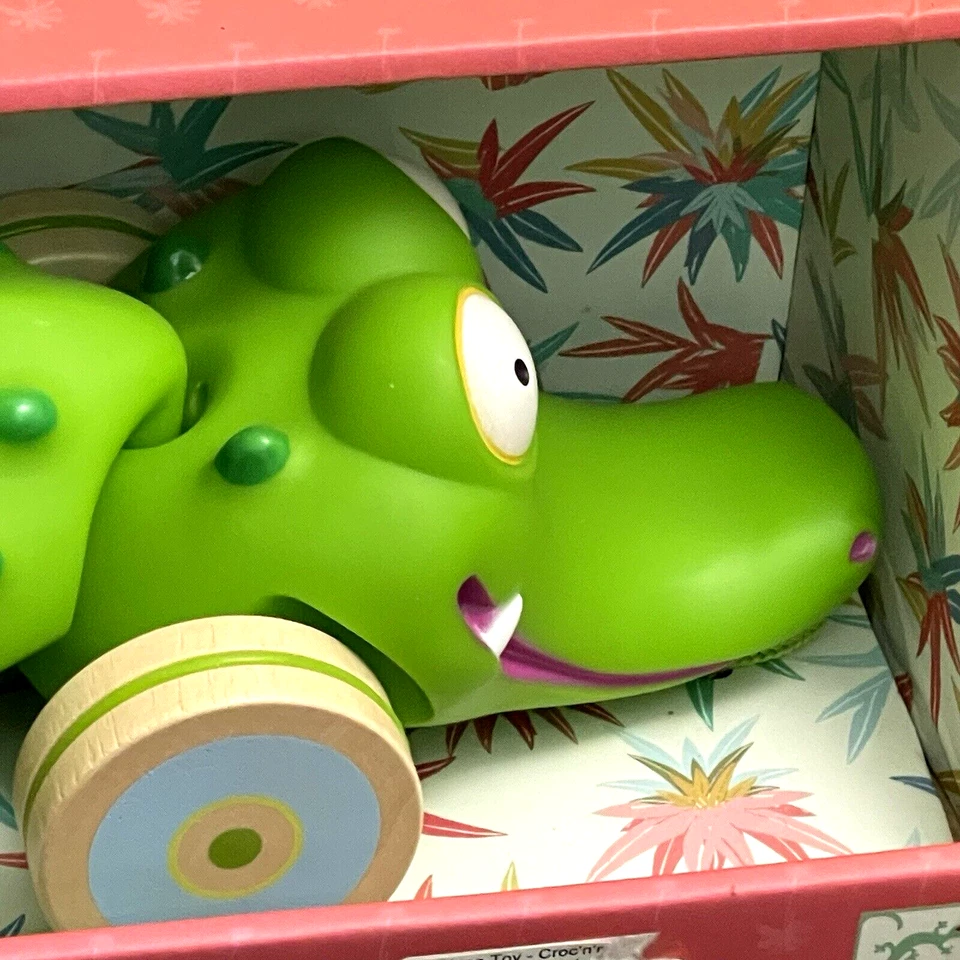 Детские веселые игрушки DJECO CROC N ROLL PULL AGR 18 мтс+ редкая находка - Изображение 2 из 4