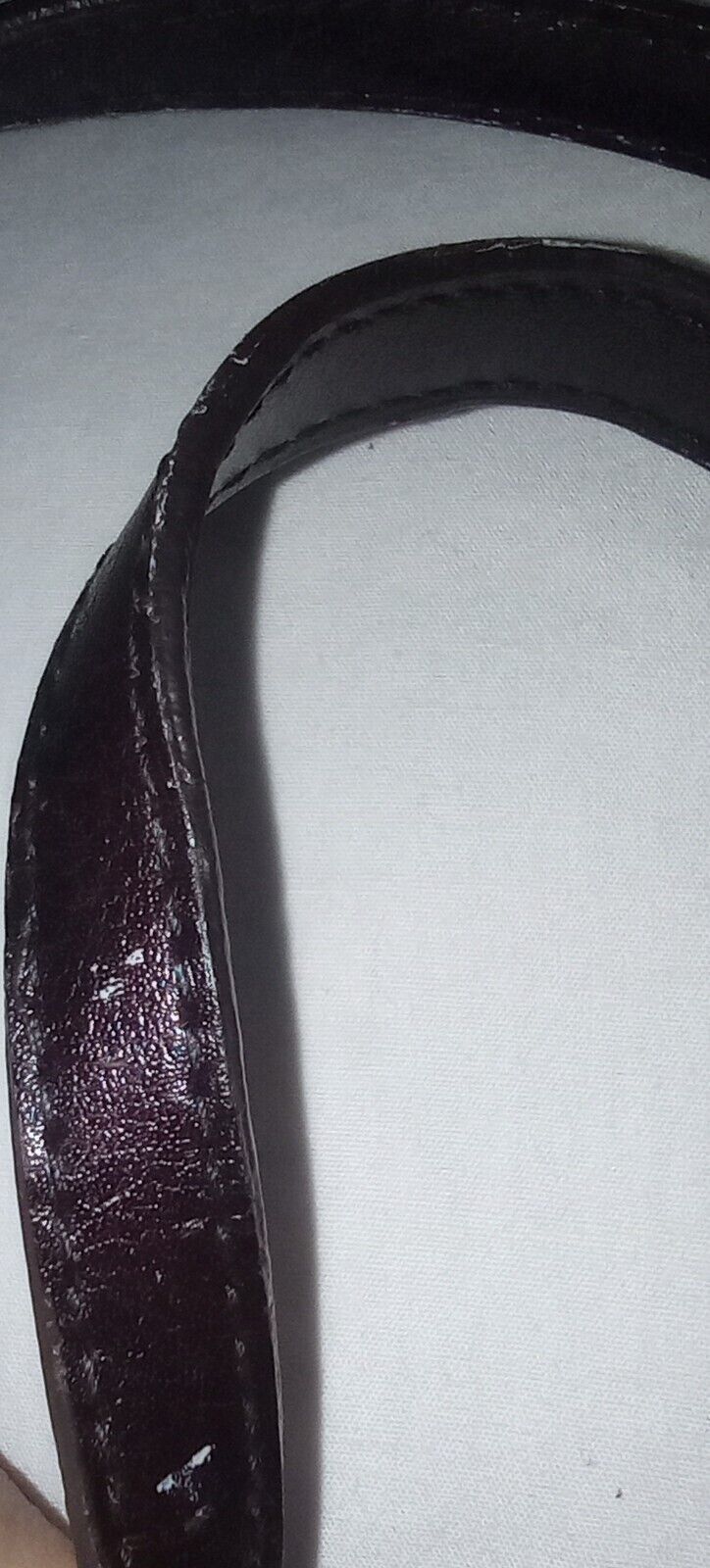 Bellerose Faux Leather Crossbody Purse Black/Brown - image 21