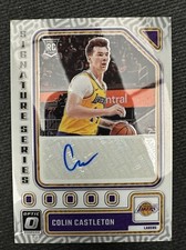 2023-24 Panini Donruss Optic Colin Castleton Signatures Series RC Auto #SS-CST