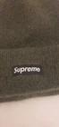 FW20 Supreme Olive Mohair Beanie Petite Boîte Logo Laine