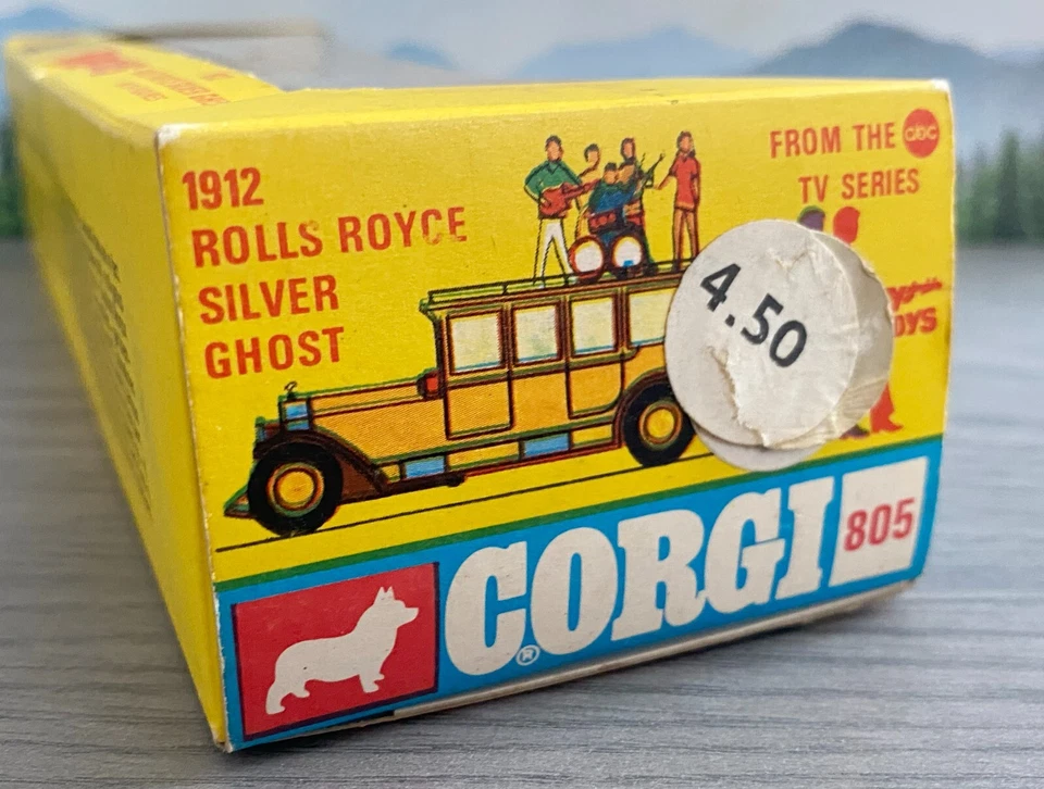 CORGI TOYS - #805 - HARDY BOYS ROLLS ROYCE SIVER GHOST -69/70 - MINT IN BOX 🔥 - Image 2 of 4