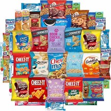 Snack Chest Care Package 40 Count Variety Snacks Gift Box