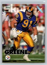 1993 SkyBox Kevin Greene #280 Free Agent Steelers Rams NFL Football Card