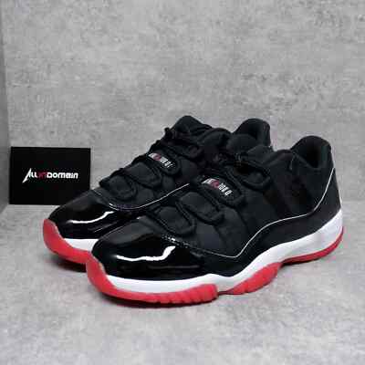 本日のみの価格Air Jordan 11 RETRO Low ブラック/レッド Michael Jordan's Air Jordan 11 Retro Low Bred Returns April 2025