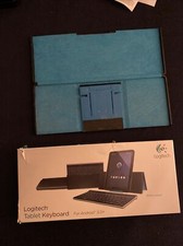 Logitech 920-003390 Bluetooth Tablet Keyboard With Case-Stand Great Shape