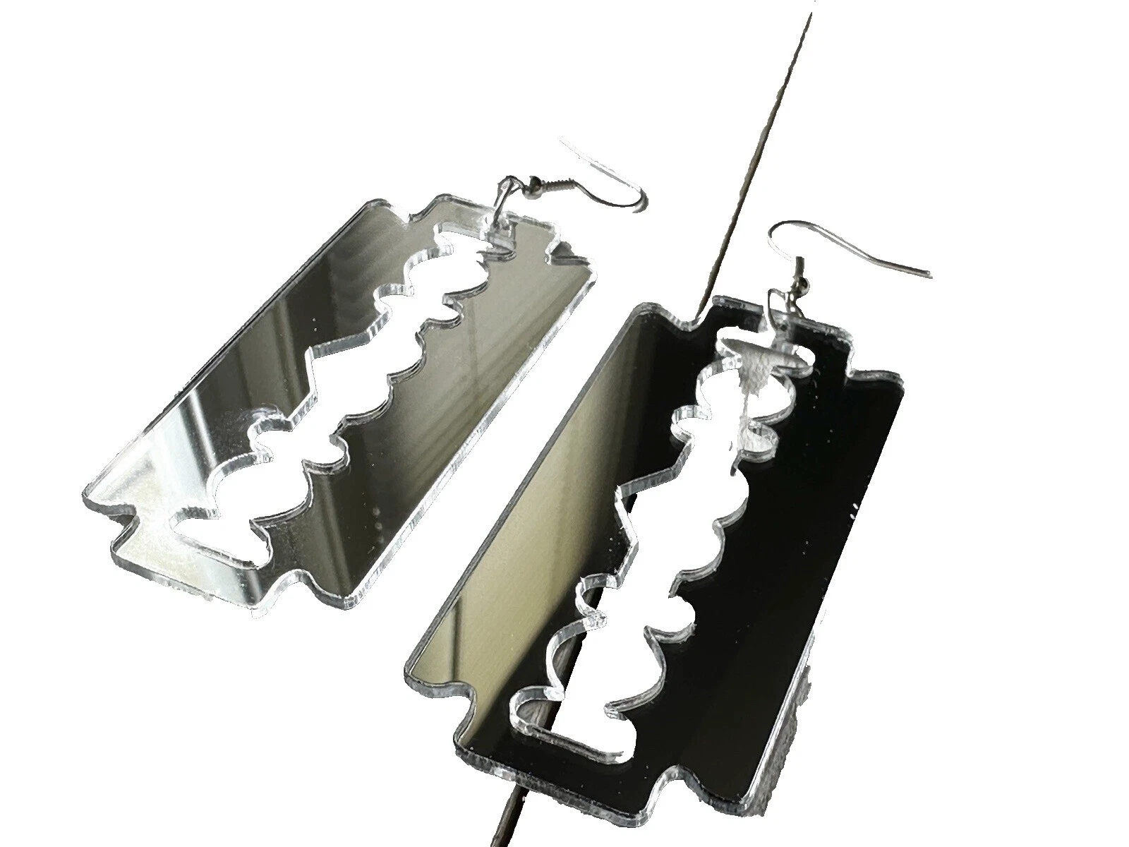 Lucite Silver Plated Fashion Jewelry