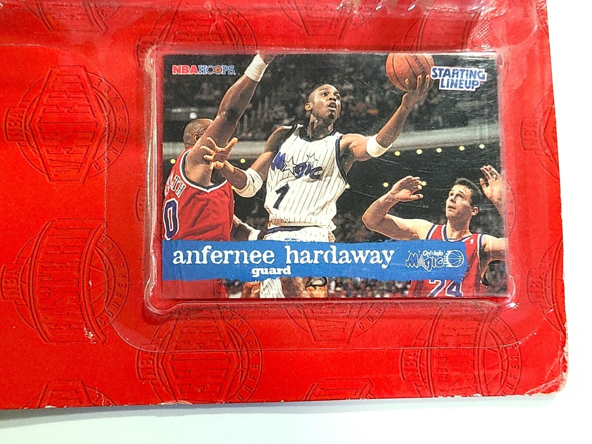 1996 NBA Starting Line Up Orlando Magic Penny Hardaway Action