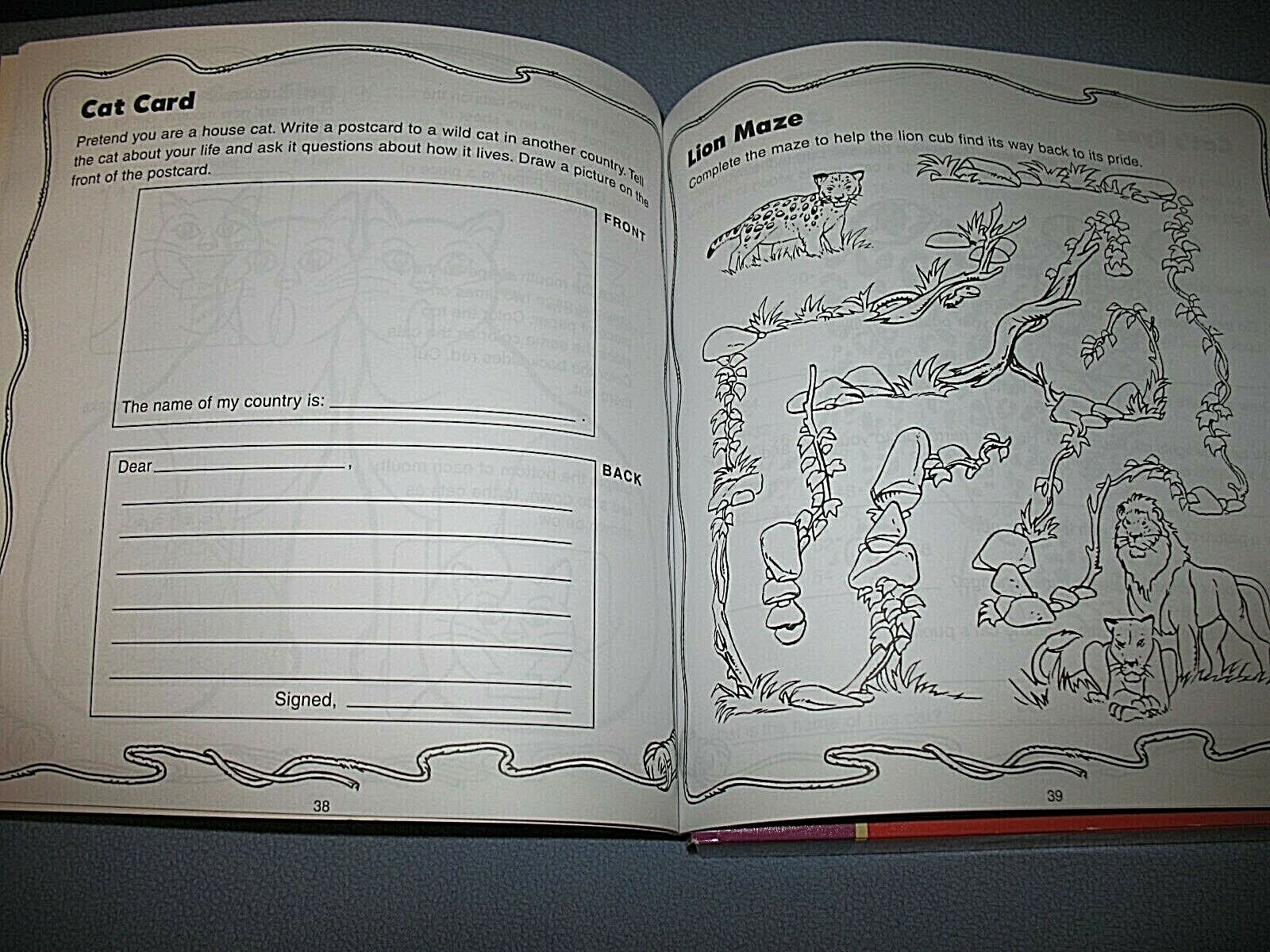 2004 Brighter Child "CATS" Read Paint & Play Activity Kit NEW