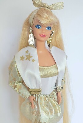 Barbie Hollywood Hair 1992 w/ Complete Outfit & Jewelry Comb SPRAY