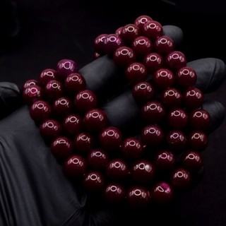 Fabulous 959.00 Cts 3 Strand Red Ruby Beautiful Necklace Jewelery VK 30 E647