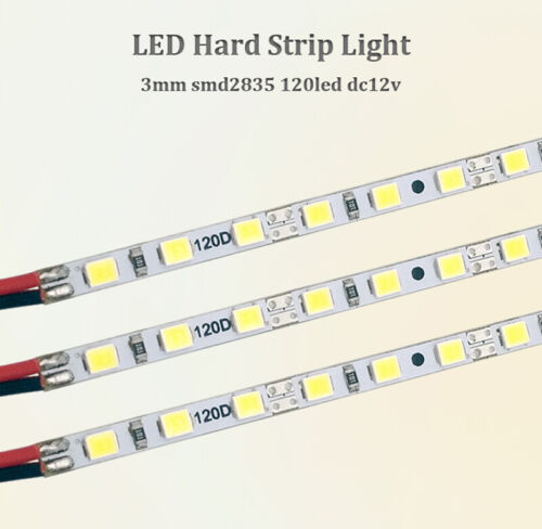 100ps 12V 2835 3mm width LED Hard Rigid Light Bar For Home Kitchen Cabinet Decor - Picture 2 of 13